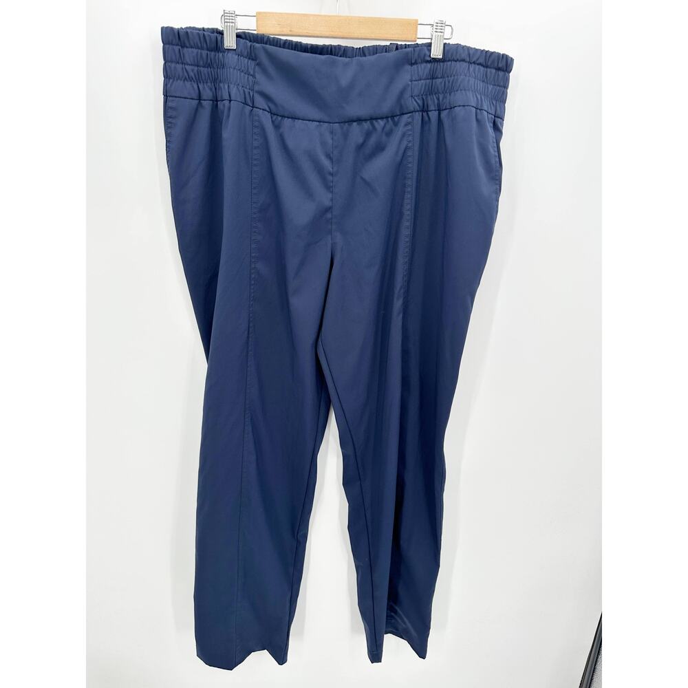 Ico Pants Adult 2XL Navy‎ Blue Cargo Scrub Pant Elastic Waistband